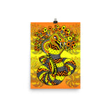 Yellow/Orange Snake - Poster