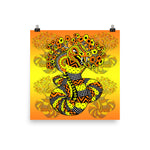 Yellow/Orange Snake - Poster