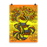 Yellow/Orange Snake - Poster