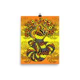 Yellow/Orange Snake - Poster