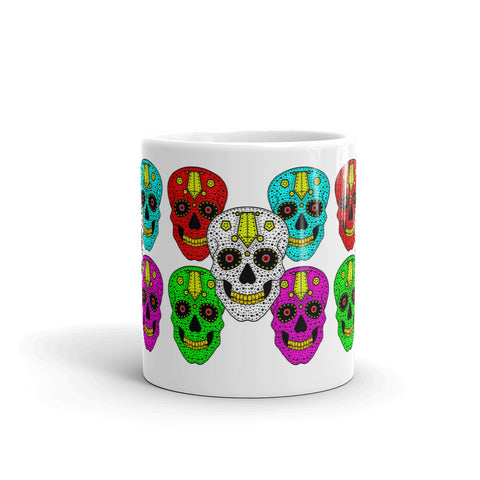 Skulls (White) - Mug