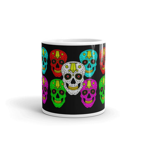 Skulls ( Black) - Mug