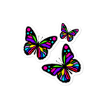 Colour Butterfly Trio - Sticker