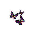 Colour Butterfly Trio - Sticker