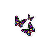 Colour Butterfly Trio - Sticker