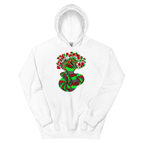 Pattern Snake Green/Red - Unisex Hoodie