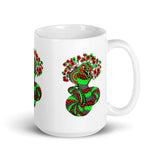 Pattern Snake Green/Red - Mug