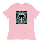 Diamond Eyes Snake Background - Women's Relaxed T-Shirt