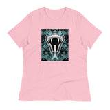 Diamond Eyes Snake Background - Women's Relaxed T-Shirt