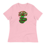 Pattern Snake Green/Red - Women's Relaxed T-Shirt