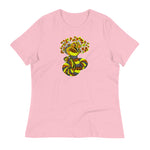 Pattern Snake Yellow/Orange - Women's Relaxed T-Shirt