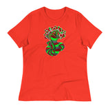 Pattern Snake Green/Red - Women's Relaxed T-Shirt