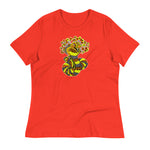 Pattern Snake Yellow/Orange - Women's Relaxed T-Shirt