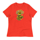 Pattern Snake Yellow/Orange - Women's Relaxed T-Shirt