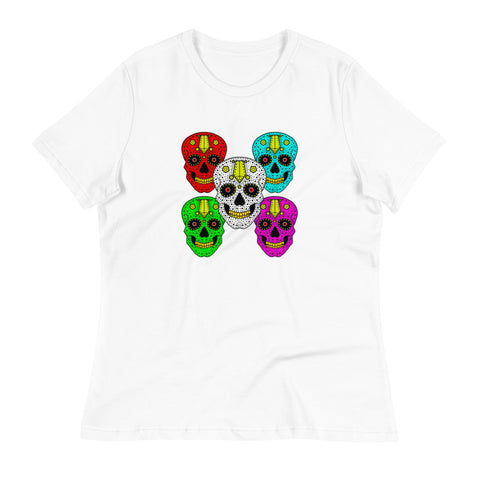 Skulls - Women's Relaxed T-Shirt