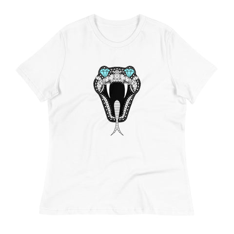 Diamond Eyes Snake - Women's Relaxed T-Shirt