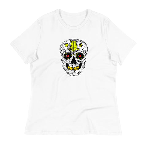 Single Skull - Women's Relaxed T-Shirt