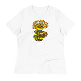 Pattern Snake Yellow/Orange - Women's Relaxed T-Shirt