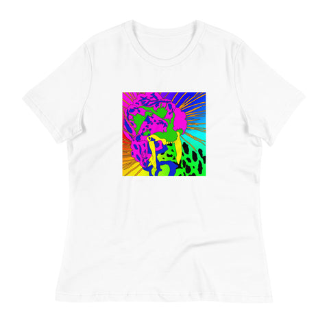 Angry Ice Cream Square - Women's Relaxed T-Shirt