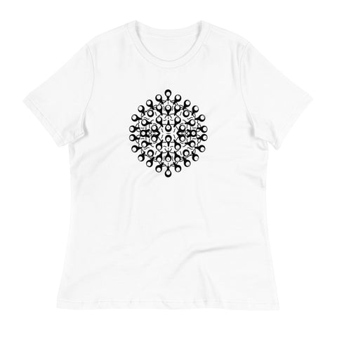 Creature Black/White - Women's Relaxed T-Shirt